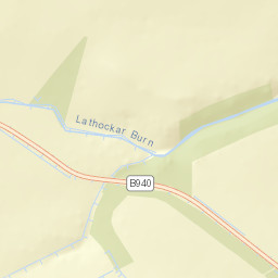B940, Fife, UK Street Map