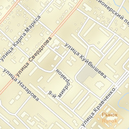 Achinsk Street Map