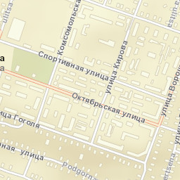 Sosnovka Street Map