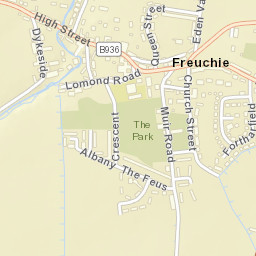 Freuchie Street Map