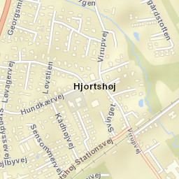 Hjortshøj Street Map