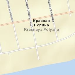 Krasnaya Polyana Street Map