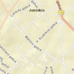 Joniškis Street Map