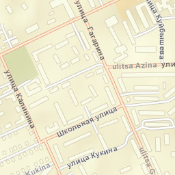 Vyatskiye Polyany Street Map