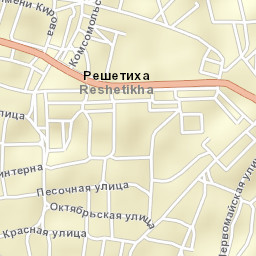Reshetikha Street Map