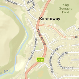 Kennoway Street Map