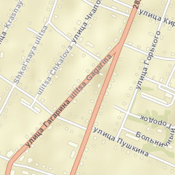 Olenino Street Map