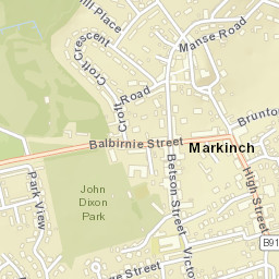 Markinch Street Map