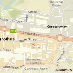 Glenrothes Street Map