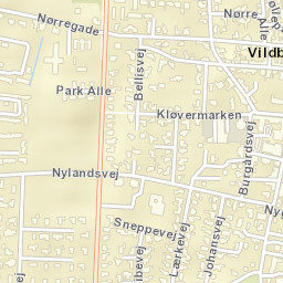 Vildbjerg Street Map