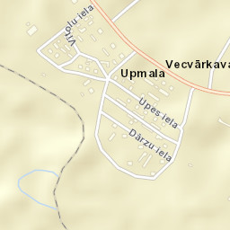 Vecvārkava Street Map