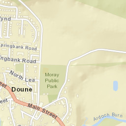 Doune Street Map
