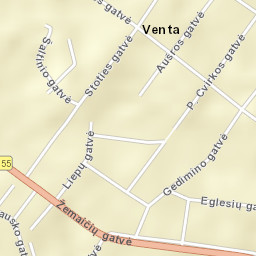 Venta Street Map