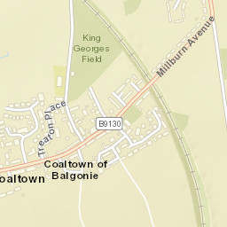 Coaltown of Balgonie Street Map