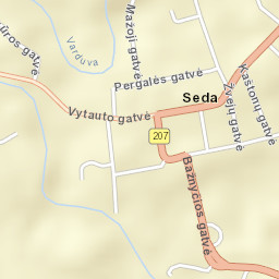 Seda Street Map