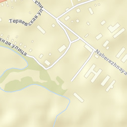 Teryayevo Street Map