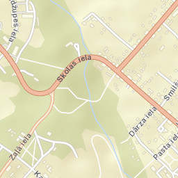 Aknīste Street Map