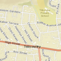 4 A908, Tillicoultry, Clackmannanshire FK13, UK Street Map