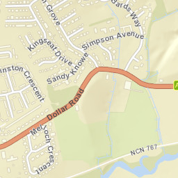 9-11 Harviestoun Grove, Tillicoultry, Clackmannanshire FK13,  Street Map