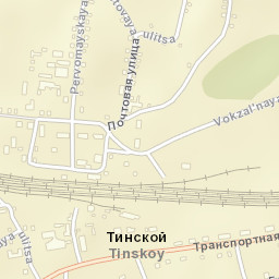 Tinskoy Street Map