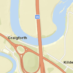 M9, Stirling FK9, UK Street Map