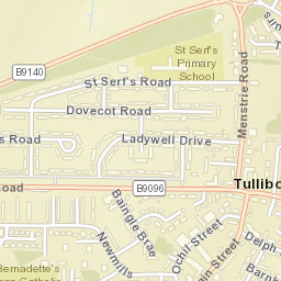 Tullibody Street Map