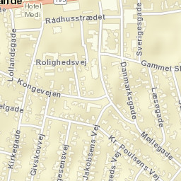 Ikast Street Map