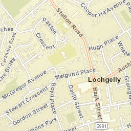 Lochgelly Street Map