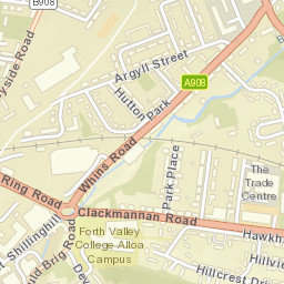 Alloa Street Map