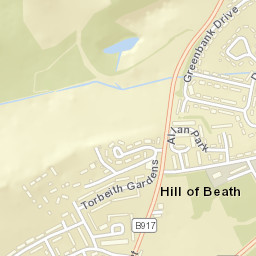 Old Perth Road, Cowdenbeath, Fife KY4, UK Street Map