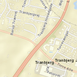 Tranbjerg Street Map