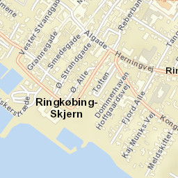 Ringkøbing Street Map