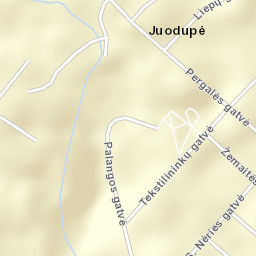 Juodupė Street Map