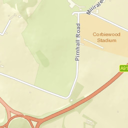 A872, Stirling FK7, UK Street Map