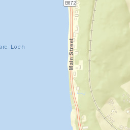 B872, Helensburgh, Argyll and Bute G84, UK Street Map