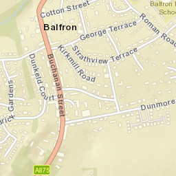 Balfron Street Map