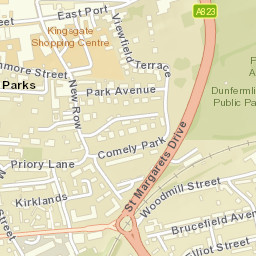 Dunfermline Street Map