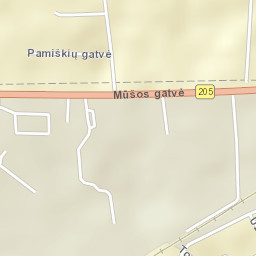 Pasvalys Street Map