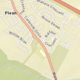 Plean Street Map