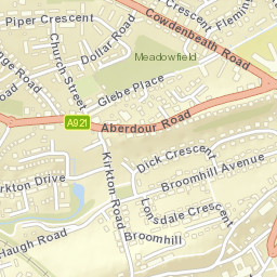 Burntisland Street Map