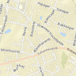 Græsted Street Map