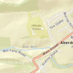 Aberdour Street Map