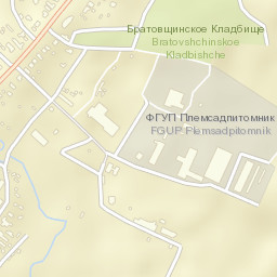 Bratovshchina Street Map