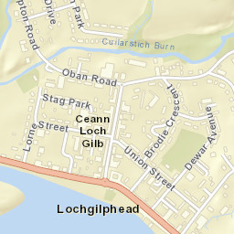 Lochgilphead Street Map