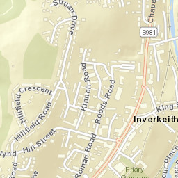 Inverkeithing Street Map
