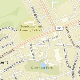 Stenhousemuir Street Map