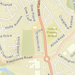 Carron Street Map