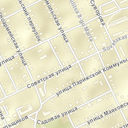 Lakinsk Street Map