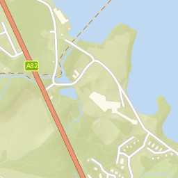 A82, Loch Lomond and the Trossachs National Park, Alexandria, Street Map