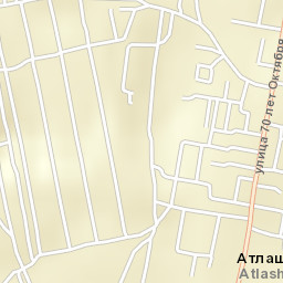 Atlashevo Street Map